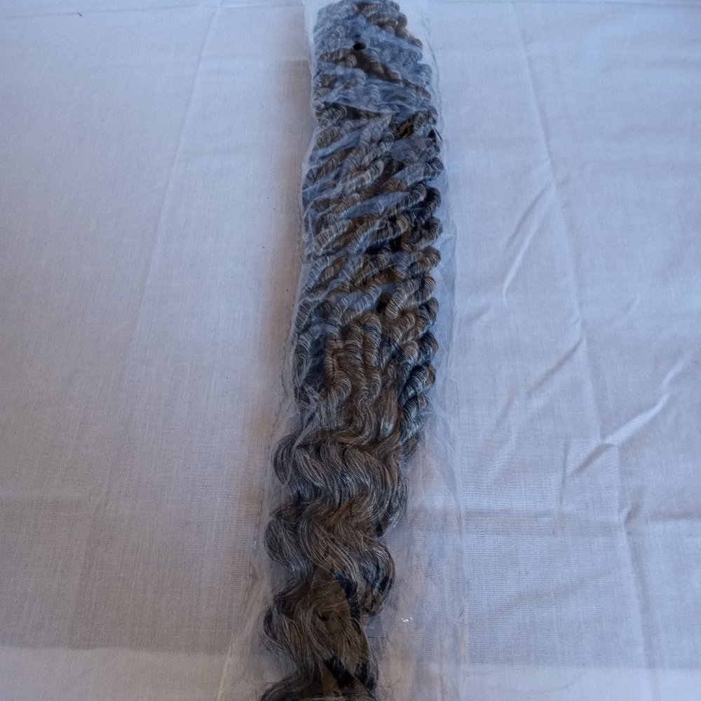 Silver Gray Long Hair Extension